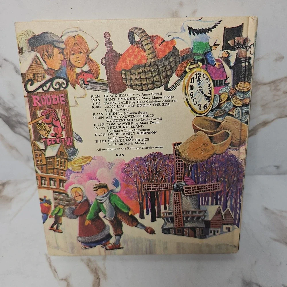 Hans Brinker The Silver Skates Unabridged‎ Illustrated Rainbow Classics 1974